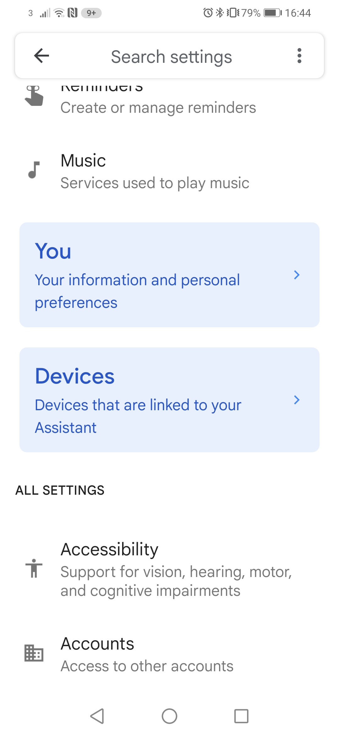 Scroll down to Devices